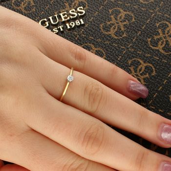 Złoty pierścionek Z Diamentem  biżuteria zaręczynowa  585 DIAMENT 0660027060.jpg